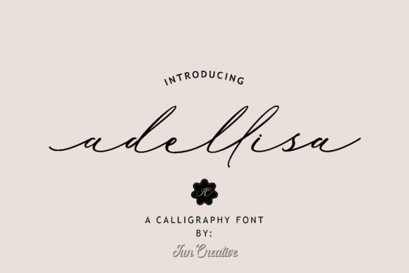 Adellisa: A Modern Calligraphy Font for Web Design