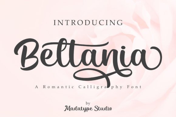 Beltania: A Script Font for Editorial Elegance