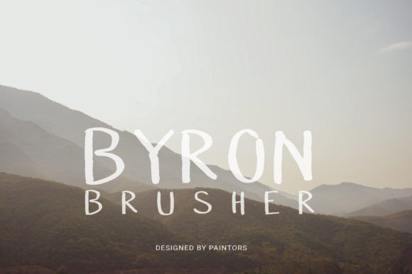 Byron Brusher: A Script Font with a Warm, Handmade Feel