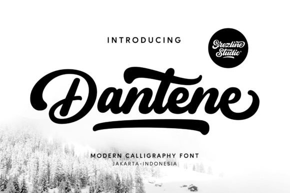 Dantene: A Script Font for Beautiful, Readable Craft Projects