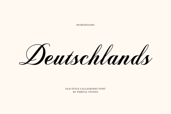 Deutschlands: A Font That Breathes Life Into Your Craft