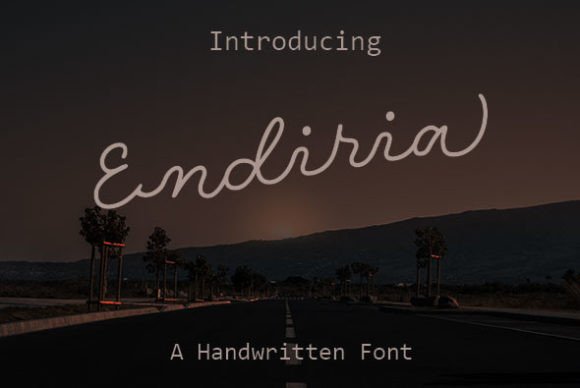 Endiria: A Script Font That Elevates Branding