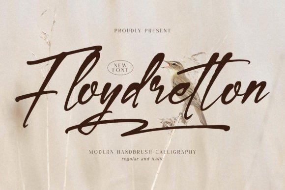 Floydretton: A Modern Handbrush Script for Digital Design