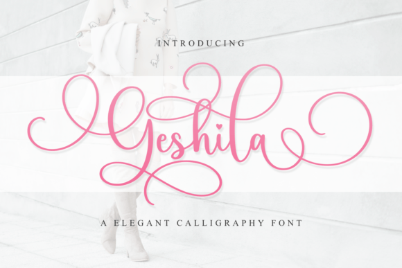 Geshila: A Script Font with Subtle Elegance