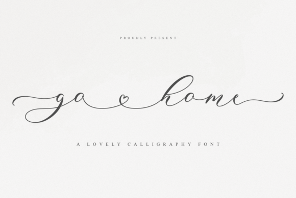 Go Home: A Script Font with Elegance and Grace