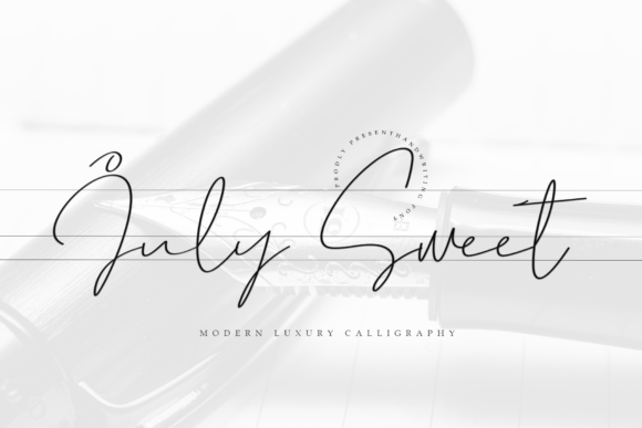 July Sweet: A Font That Elevates Branding for Real Businesses