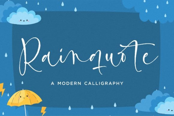 Rainquote: The Font That Elevates Your Digital Brand