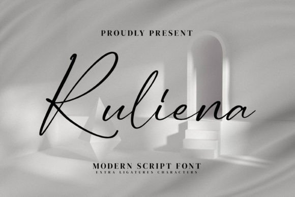 Ruliena: A Script Font That Speaks Volumes