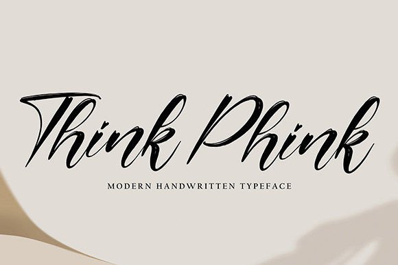 Think Phink: A Font That Speaks with Grace