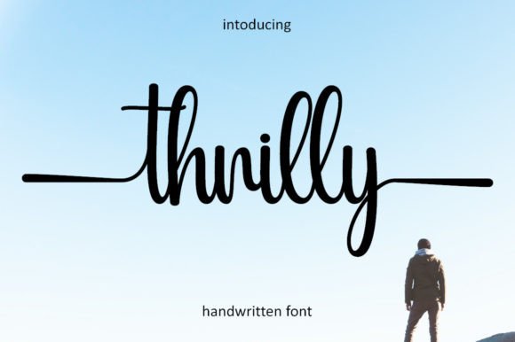 Thrilly: A Handwritten Font for Editorial Elegance