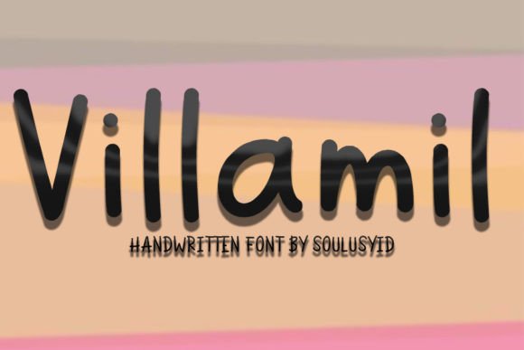 Villamil: A Font That Breathes Life into Handmade Creations