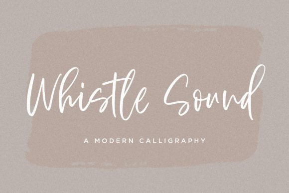 Whistle Sound: A Font That Speaks Clearly